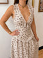 Vintage Floral Empire Dress Dress