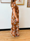 Vintage Floral Maxi Dress