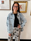 Vintage Oversized Denim Jacket Shirts & Tops