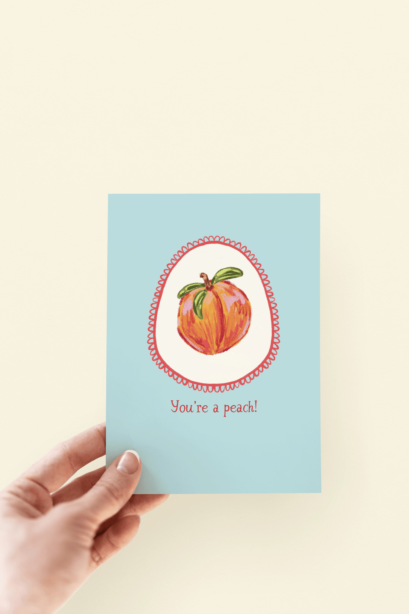 You're a Peach Card Card