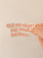 Ask about my Small Business Sticker Decorative Stickers