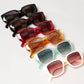 Tinted Rhinestone Frame Sunglasses Sunglasses