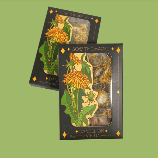 Dandelion Tarot Botanical Bath Tea Box Bath Additives