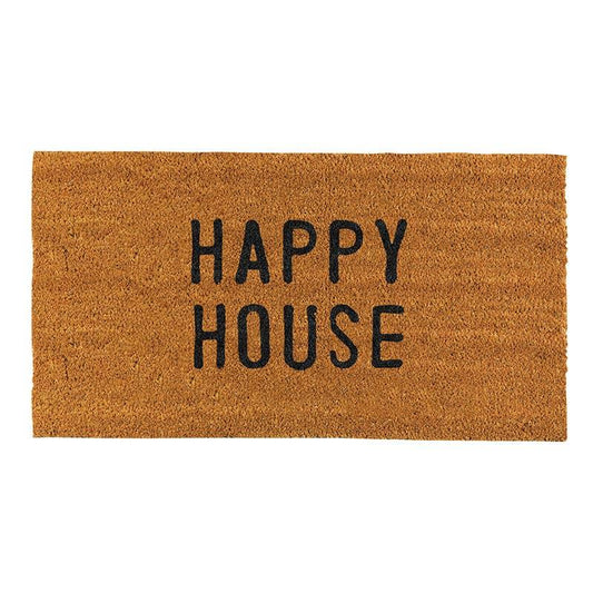 Happy House Door Mat Home Decor