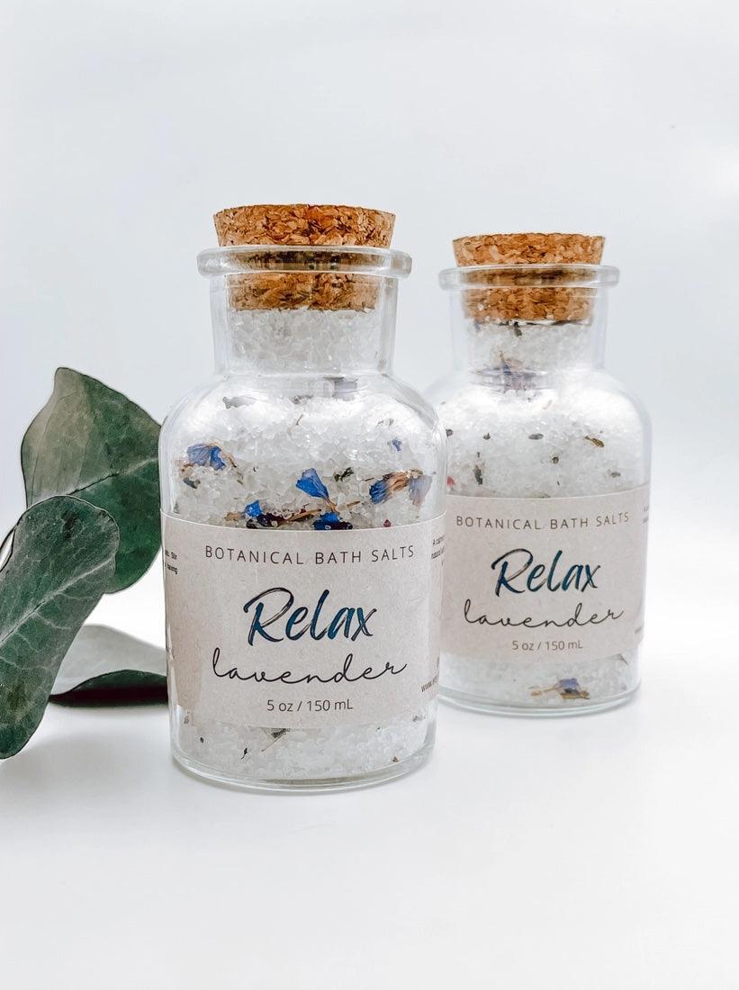 Organic Bath Salt Soak Lavender Large Bath & Body