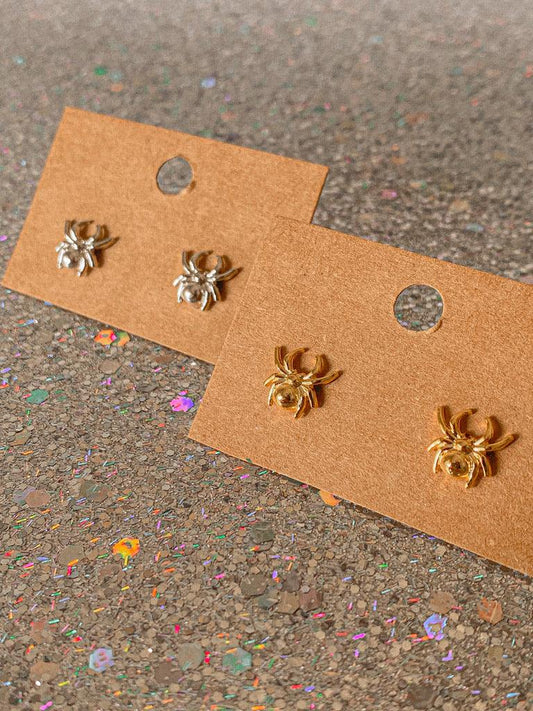 Sneaky Spider Studs Earrings