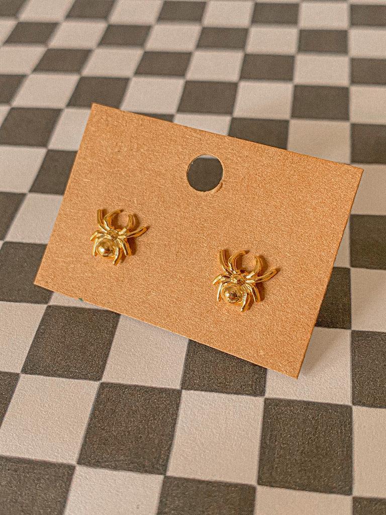 Sneaky Spider Studs Earrings